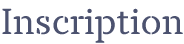 Inscription à la conférence